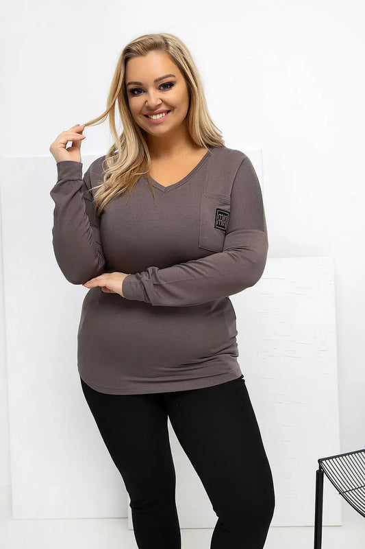  Plus size blouse model 223937 Relevance 