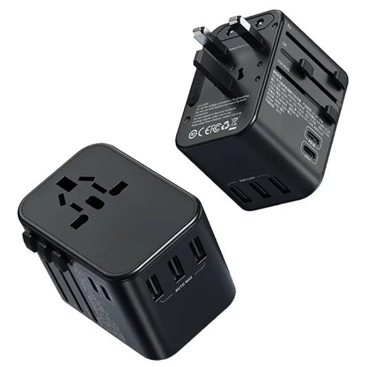 ROCK T62 35.5W Global Travel Multifunctional Plug PD Charger Power Adapter, T62 Utrano
