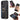 Retro Magsafe Cross Leather Ring Holder Card Bag Phone Case, For iPhone 11, For iPhone 11 Pro, For iPhone X / XS  For iPhone 11 / Black