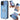 Retro Magsafe Cross Leather Ring Holder Card Bag Phone Case, For iPhone 12 / 12 Pro, For iPhone 12 Pro Max, For iPhone 11 Pro Max  For iPhone 12 / 12 Pro / Blue