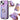 Retro Magsafe Cross Leather Ring Holder Card Bag Phone Case, For iPhone 15, For iPhone 14 Plus, For iPhone 14  For iPhone 14 Plus / Purple