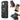 Retro Magsafe Cross Leather Ring Holder Card Bag Phone Case, For iPhone 16 Pro, For iPhone 16 Plus, For iPhone 16  For iPhone 16 Plus / Black