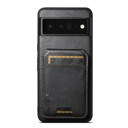 Suteni H02 Leather Wallet Stand Back Phone Case, For Google Pixel 6 Pro, For Google Pixel 6  