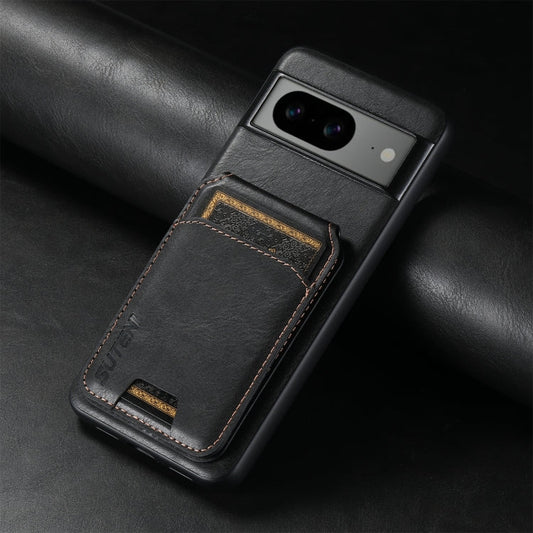 Suteni H02 Leather Wallet Stand Back Phone Case, For Google Pixel 6 Pro, For Google Pixel 6  