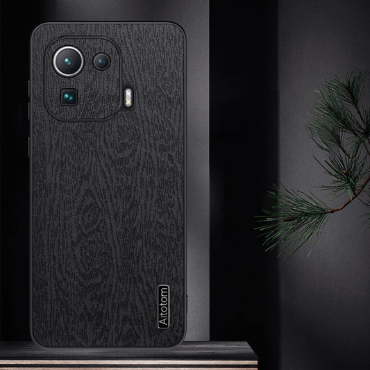 Tree Bark Leather Shockproof Phone Case, For Xiaomi Mi 11 Pro, For Xiaomi Redmi K40 Pro, For Xiaomi Redmi K40, For Xiaomi Mi 11, For Xiaomi Mi 10 Pro, For Xiaomi Mi 10, For Redmi 15C 5G / 4G Global 171mm  