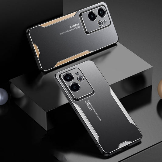 Blade Series TPU Hybrid Metal Phone Case, For Realme GT 6, For Realme GT Neo6 SE, For Realme GT5 Pro, For Realme 11 4G Global, For Realme 11 5G Global, For  Realme 11 Pro+  