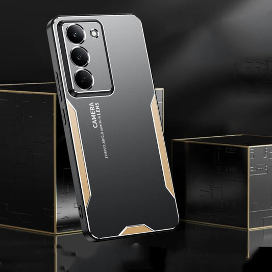 Blade Series TPU Hybrid Metal Phone Case, For Realme 14x, For Realme Neo7, For Realme V60 Pro, For  Realme GT7 Pro, For Realme 13 Pro, For Realme 13 Pro+  