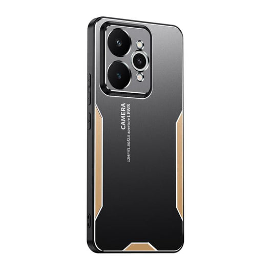 Blade Series TPU Hybrid Metal Phone Case, For Realme 15 5G Global, For Realme GT7 5G, For Realme Neo7X, For Realme Neo7 SE, For Realme 14 Pro+ Global, For Realme 14 Pro Global  