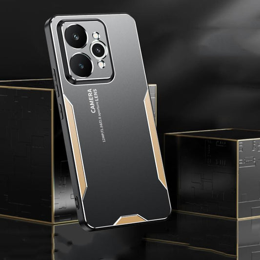 Blade Series TPU Hybrid Metal Phone Case, For Realme 15 5G Global, For Realme GT7 5G, For Realme Neo7X, For Realme Neo7 SE, For Realme 14 Pro+ Global, For Realme 14 Pro Global  