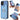 Retro Magsafe Cross Leather Ring Holder Card Bag Phone Case, For iPhone 11, For iPhone 11 Pro, For iPhone X / XS  For iPhone 11 / Blue