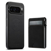 Suteni H19 Litchi Grain 2-in-1 Removable Card Box Back Phone Case, For Google Pixel 11 Pro XL, For Google Pixel 11, For Google Pixel 11 Pro, For Google Pixel 10 Pro XL, For Google Pixel 10 Pro, For Google Pixel 10, For Google Pixel 9 Pro XL            ...  