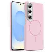 Gold Armor PC Thin Circle MagSafe Shockproof Phone Case, For Samsung Galaxy S26 5G, For Samsung Galaxy A07 5G  