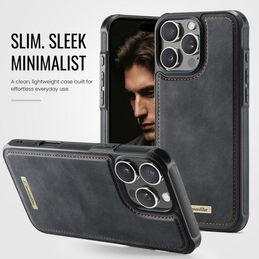 CaseMe C69 Series Magnetic Vegan Leather Back Phone Case, For iPhone 16 Pro Max, For iPhone 16 Pro, For iPhone 16 Plus, For iPhone 16  