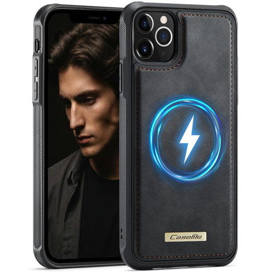 CaseMe C69 Series Magnetic Vegan Leather Back Phone Case, For iPhone 11 Pro, For iPhone 17e /16e, For iPhone 15 Plus / 14 Plus, For iPhone 12 / 12 Pro  