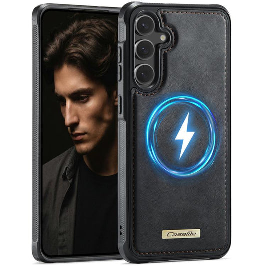 CaseMe C69 Series Magnetic Vegan Leather Back Phone Case, For Samsung Galaxy S24 FE 5G, For Samsung Galaxy A15 4G / 5G, For Samsung Galaxy A55 5G / A35 5G, For Samsung Galaxy S24 Ultra 5G  