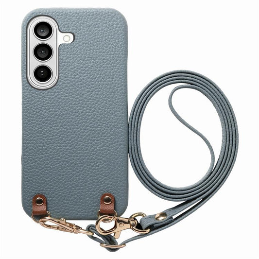 Metal Buckle Crossbody Lanyard Litchi Texture PU Back Phone Case, For Galaxy S25 5G, For Galaxy S25+ 5G, For Galaxy S25 Ultra 5G  