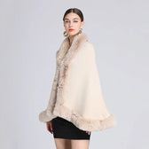 Shawl Cape Knitted Cardigan Coat For Women  