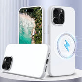Shockproof Silicone Magsafe Phone Case, For iPhone 16 Pro, For iPhone 16 Plus  