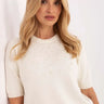 Short sleeve sweater model 216751 Factory Price 