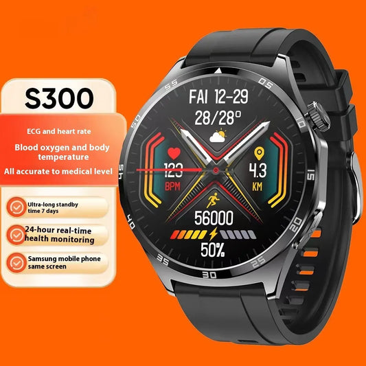Smart Bracelet watch ECG Non-invasive Blood Glucose Body Temperature Monitoring Utrano