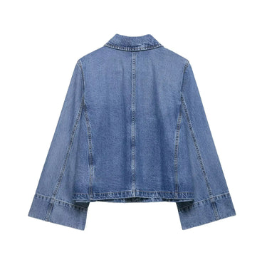 Street short denim jacket for summer  