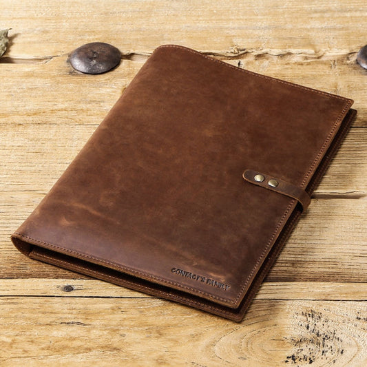 CONTACTS FAMILY CF2002 Retro Crazy Horse Texture Multifunctional Protective Cover  Leather Case for iPad Pro 12.9 2020 / 2021 / 2018  