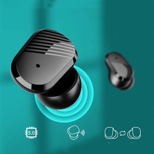 Touch In-Ear Mini Wireless Headphones LED Digital Display  