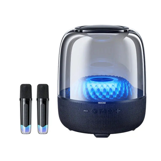 WK Beluga D16 Smart Island Desktop Bluetooth Speaker with Dual Microphones, D16 (Black) - UTrano