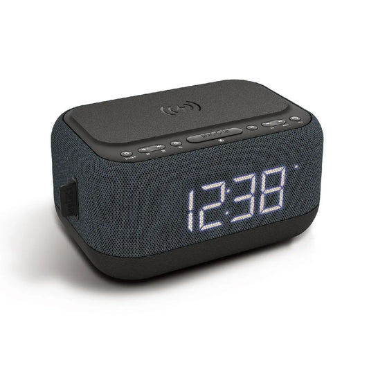 Wireless Charging Bluetooth Speaker Alarm Clock  
