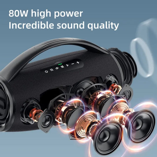 Zealot S97 80W Outdoor Portable speaker RGB Light Bluetooth Speakers Utrano