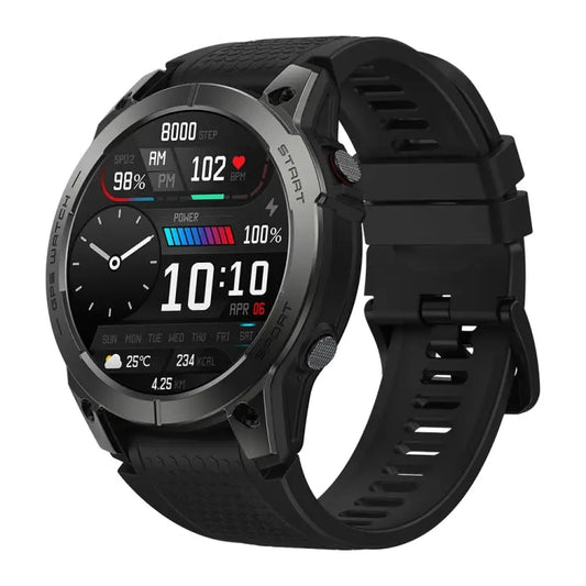 Zeblaze Stratos 3 1.43 inch AMOLED Screen IP68 Waterproof Smart Watch, Support Bluetooth Call / GPS, Stratos 3 Utrano