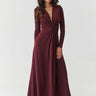  Long dress model 232063 Makadamia 