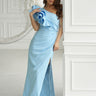 Long dress model 232333 Bicotone 