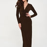  Long dress model 232509 Makadamia 