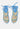 Blue Leather Lace-Up Sandals – Handcrafted With Natural Raffia Insole
