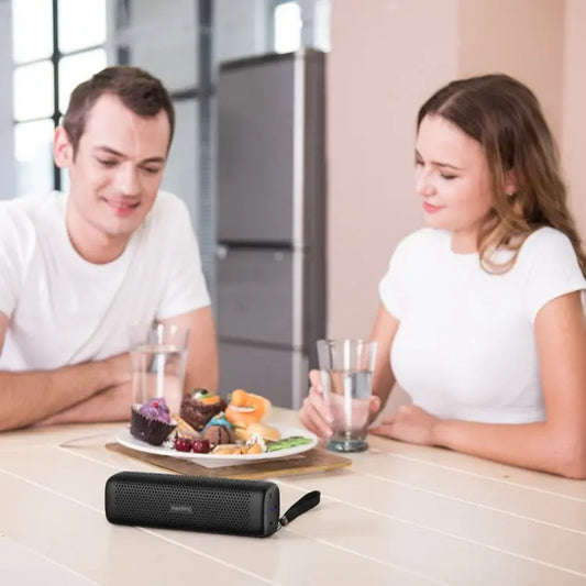 meidong MD-6110 Portable wireless Bluetooth Speaker Stereo 15W TF Music Subwoofer Metal Speakers for Outdoor - UTrano